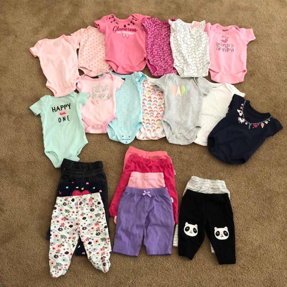 Baby tops and bottoms